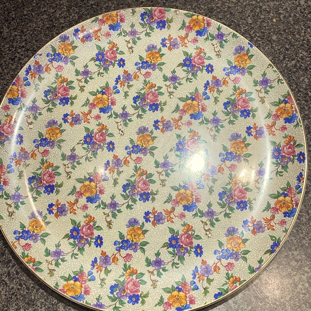 Vintage Erphila Warwick Cheery Chintz Serving plate